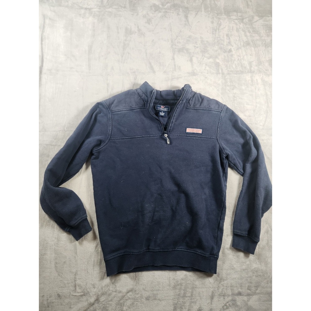 Vineyard Vines Navy Blue Shep Shirt 1/4 Zip Women's Pullover - Size X-Small